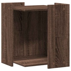 Meuble de bac à litière pour chat chêne marron bois ingénierie 532768532768