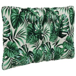 Coussin de canapé d'extérieur 3 pcs Motif feuille Polyester 532770532770