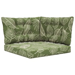 Coussin de canapé d'extérieur 3 pcs Modèle feuille Polyester 532771532771