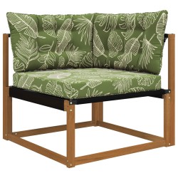 Coussin de canapé d'extérieur 3 pcs Modèle feuille Polyester 532771532771