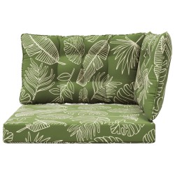 Coussin de canapé d'extérieur 3 pcs Modèle feuille Polyester 532771532771