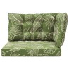 Coussin de canapé d'extérieur 3 pcs Modèle feuille Polyester 532771532771