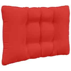 Coussin de canapé d'extérieur 3 pcs Rouge Polyester 532776532776