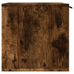 Meuble de bac à litière pour chat chêne fumé bois d'ingénierie 532779532779