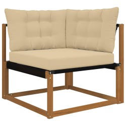 Coussin de canapé d'extérieur 3 pcs Beige Polyester 532781532781