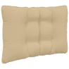 Coussin de canapé d'extérieur 3 pcs Beige Polyester 532781532781