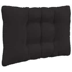 Coussin de canapé d'extérieur 3 pcs Noir Polyester 532783532783