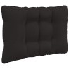 Coussin de canapé d'extérieur 3 pcs Noir Polyester 532783532783