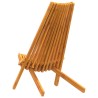 Chaise 2 pcs Marron 69 x 56 x 84 cm Bois d'Acacia Massif 532785532785