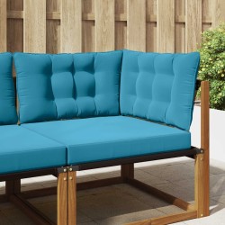 Coussin de canapé d'extérieur 3 pcs Bleu royal Polyester 532787532787