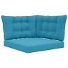 Coussin de canapé d'extérieur 3 pcs Bleu royal Polyester 532787532787