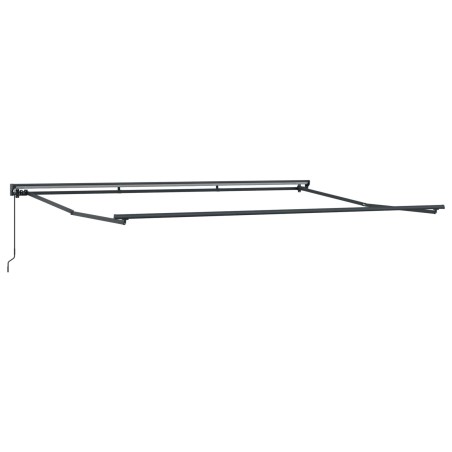 Cadre de auvent manuel Réglable Anthracite 4,5 × 3,5 m Acier 532796532796