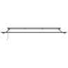 Cadre de auvent manuel Réglable Anthracite 4,5 × 3,5 m Acier 532796532796
