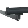 Cadre de auvent manuel Réglable Anthracite 4,5 × 3,5 m Acier 532796532796
