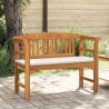 Banc à motif de roses Blanc crème 114 x 46 x 82,5 cm 532811532811