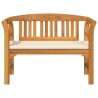 Banc à motif de roses Blanc crème 114 x 46 x 82,5 cm 532811532811
