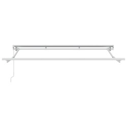 Cadre de auvent manuel Réglable Blanc 3 x 2,5 m Acier 532821532821