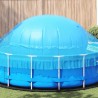 Coussin de piscine d'hiver Bleu Ø 310 x 180 cm PVC 532825532825