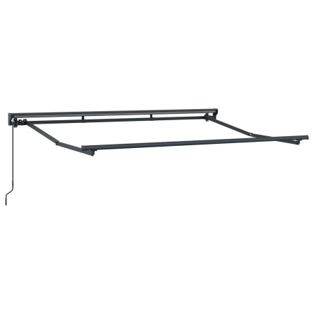 Cadre de auvent manuel Réglable Anthracite 3,5 x 2 m Acier 532827532827
