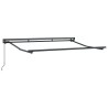 Cadre de auvent manuel Réglable Anthracite 3,5 x 2 m Acier 532827532827