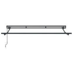 Cadre de auvent manuel Réglable Anthracite 3,5 x 2 m Acier 532827532827