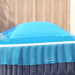 Coussin de piscine d'hiver Bleu 380 x 180 x 140 cm PVC 532828532828