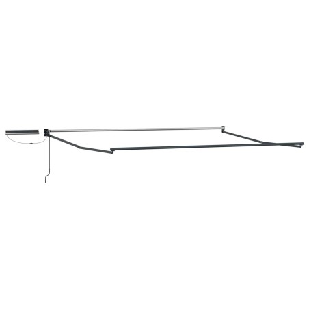 Cadre de store rétractable électrique Anthracite 4 × 3 m Acier 532831532831