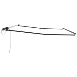 Cadre de store rétractable électrique Anthracite 4 × 3 m Acier 532831532831