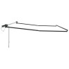 Cadre de store rétractable électrique Anthracite 4 × 3 m Acier 532831532831