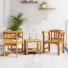 Banc rose Naturel 68,5 x 46 x 82,5 cm Bois d'Acacia Massif 532832532832