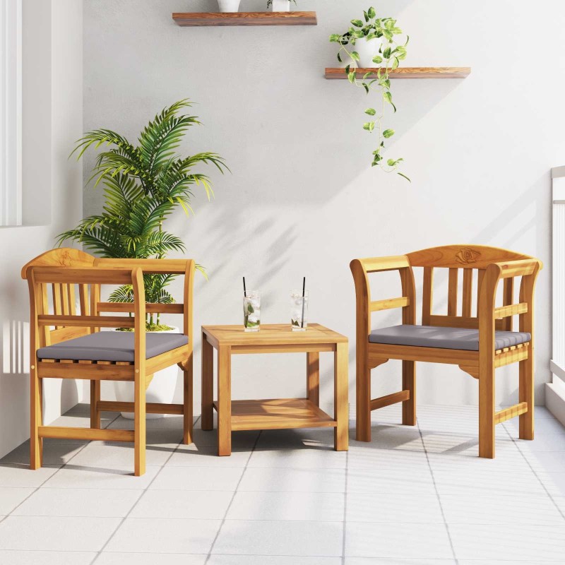 Banc rose Naturel 68,5 x 46 x 82,5 cm Bois d'Acacia Massif 532834532834