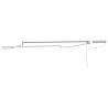 Cadre de store rétractable électrique Blanc 3,5 x 2 m Acier 532838532838