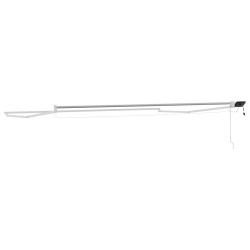 Cadre de store rétractable électrique Blanc 5 x 3 m Aluminium 532843532843