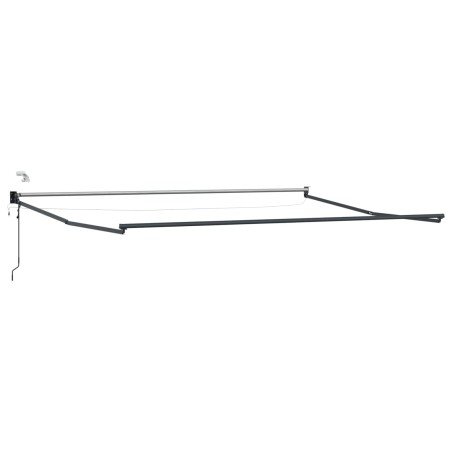 Cadre de store rétractable électrique Anthracite 4 × 3 m 532850532850