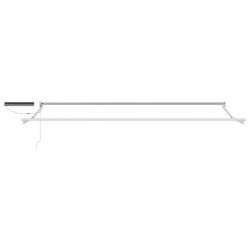 Cadre de store rétractable électrique Blanc 4 × 3 m Acier 532852532852