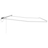 Cadre de store rétractable électrique Blanc 4 × 3 m Acier 532852532852