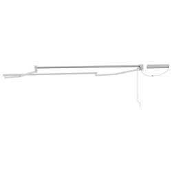 Cadre de store rétractable électrique Blanc 2,5 x 2 m Acier 532853532853