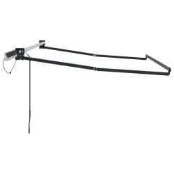 Cadre de store rétractable électrique Anthracite 3 x 2 m Acier 532855532855