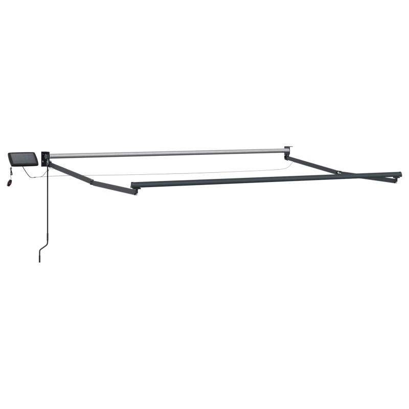 Cadre de store rétractable électrique Anthracite 3,5 x 2,5 m 532861532861