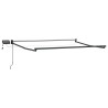 Cadre de store rétractable électrique Anthracite 3 x 2,5 m 532862532862