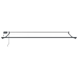 Cadre de store rétractable électrique Anthracite 4 x 2 m 532863532863