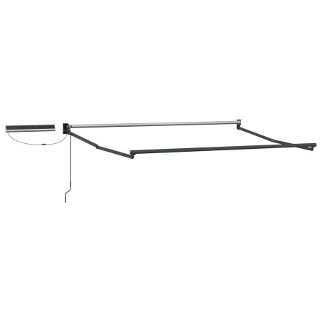 Cadre de store rétractable électrique Anthracite 3 x 2,5 m 532865532865