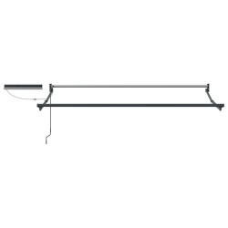 Cadre de store rétractable électrique Anthracite 3 x 2,5 m 532865532865