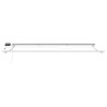 Cadre de store manuel avec LEDs Blanc 4 × 3 m Aluminium 532867532867