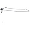 Cadre de store rétractable électrique Blanc 3,5 x 2 m Aluminium 532873532873