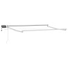 Cadre de store rétractable électrique Blanc 3 x 2 m Aluminium 532874532874