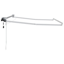 Cadre de store rétractable électrique Blanc 3 x 2 m Aluminium 532874532874
