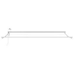 Cadre de store rétractable électrique Blanc 4 x 2 m Aluminium 532879532879
