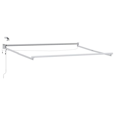 Cadre de store rétractable électrique Blanc 3 x 2 m Aluminium 532881532881