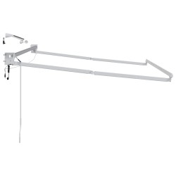 Cadre de store rétractable électrique Blanc 3 x 2 m Aluminium 532881532881